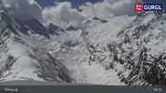 Archived webcam image showing Obergurgl Ski Resort - Hohe Mut Mountain on 7 May 2026 at 11:17