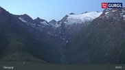 Archived webcam image showing Obergurgl Ski Resort - Hohe Mut Mountain on 12 Jul 2026 at 05:27