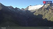 Archived webcam image showing Obergurgl Ski Resort - Hohe Mut Mountain on 12 Jul 2026 at 07:27