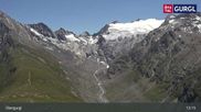 Archived webcam image showing Obergurgl Ski Resort - Hohe Mut Mountain on 12 Jul 2026 at 13:27