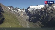 Archived webcam image showing Obergurgl Ski Resort - Hohe Mut Mountain on 12 Jul 2026 at 17:27