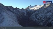 Archived webcam image showing Obergurgl Ski Resort - Hohe Mut Mountain on 25 Sep 2026 at 08:50