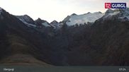 Archived webcam image showing Obergurgl Ski Resort - Hohe Mut Mountain on 16 Oct 2026 at 07:49