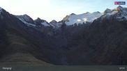 Archived webcam image showing Obergurgl Ski Resort - Hohe Mut Mountain on 16 Oct 2026 at 08:49