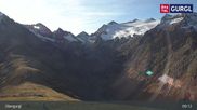Archived webcam image showing Obergurgl Ski Resort - Hohe Mut Mountain on 16 Oct 2026 at 09:49