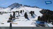 Archived webcam image showing Nauders Reschenpass upper station on 7 Apr 2026 at 11:08