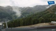 Archived webcam image showing Nauders Reschenpass upper station on 6 Jun 2026 at 09:18