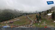 Archived webcam image showing Nauders Reschenpass upper station on 6 Jun 2026 at 11:18