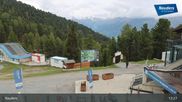 Archived webcam image showing Nauders Reschenpass upper station on 6 Jun 2026 at 13:18