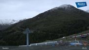Archived webcam image showing Nauders Reschenpass upper station on 12 Jun 2026 at 05:17
