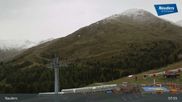 Archived webcam image showing Nauders Reschenpass upper station on 12 Jun 2026 at 08:17