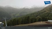 Archived webcam image showing Nauders Reschenpass upper station on 12 Jun 2026 at 09:17