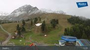 Archived webcam image showing Nauders Reschenpass upper station on 12 Jun 2026 at 11:17
