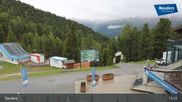 Archived webcam image showing Nauders Reschenpass upper station on 12 Jun 2026 at 13:17