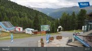 Archived webcam image showing Nauders Reschenpass upper station on 6 Jul 2026 at 07:48