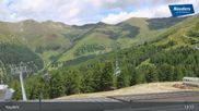 Archived webcam image showing Nauders Reschenpass upper station on 6 Jul 2026 at 13:48