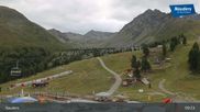 Archived webcam image showing Nauders Reschenpass upper station on 27 Jul 2026 at 09:11