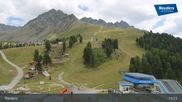 Archived webcam image showing Nauders Reschenpass upper station on 27 Jul 2026 at 15:11