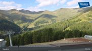Archived webcam image showing Nauders Reschenpass upper station on 27 Jul 2026 at 17:11