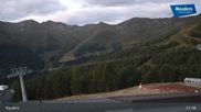 Archived webcam image showing Nauders Reschenpass upper station on 27 Jul 2026 at 21:11