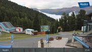 Archived webcam image showing Nauders Reschenpass upper station on 17 Sep 2026 at 08:48