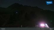 Archived webcam image showing Nauders Reschenpass upper station on 4 Oct 2026 at 05:25
