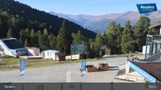 Archived webcam image showing Nauders Reschenpass upper station on 4 Oct 2026 at 09:25