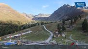 Archived webcam image showing Nauders Reschenpass upper station on 4 Oct 2026 at 17:25