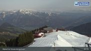 Archiviertes Webcam Bild: Ski Juwel: Bergstation Pöglbahn am Wiedersbergerhorn am 12.04.2026 um 08:12 Uhr