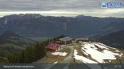 Archived webcam image showing Top Station Pöglbahn, Wiedersbergerhon on 11 May 2026 at 07:33