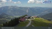 Archiviertes Webcam Bild: Ski Juwel: Bergstation Pöglbahn am Wiedersbergerhorn am 12.07.2026 um 13:12 Uhr