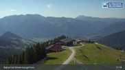 Archiviertes Webcam Bild: Ski Juwel: Bergstation Pöglbahn am Wiedersbergerhorn am 12.07.2026 um 17:12 Uhr