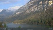 Archived webcam image showing Fischerstube at Lake Reintalersee on 22 Apr 2026 at 08:19