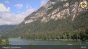 Archived webcam image showing Fischerstube at Lake Reintalersee on 2 Jul 2026 at 09:23