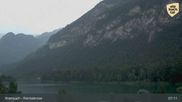 Archived webcam image showing Fischerstube at Lake Reintalersee on 1 Aug 2026 at 07:44