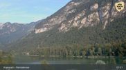 Archived webcam image showing Fischerstube at Lake Reintalersee on 20 Aug 2026 at 08:47