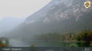 Archived webcam image showing Fischerstube at Lake Reintalersee on 5 Oct 2026 at 08:18