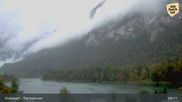 Archived webcam image showing Fischerstube at Lake Reintalersee on 5 Oct 2026 at 09:18