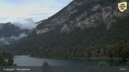 Archived webcam image showing Fischerstube at Lake Reintalersee on 5 Oct 2026 at 11:18