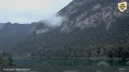 Archived webcam image showing Fischerstube at Lake Reintalersee on 10 Oct 2026 at 07:04