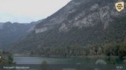 Archived webcam image showing Fischerstube at Lake Reintalersee on 10 Oct 2026 at 08:04