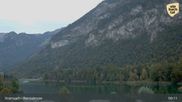 Archived webcam image showing Fischerstube at Lake Reintalersee on 10 Oct 2026 at 09:04