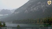 Archived webcam image showing Fischerstube at Lake Reintalersee on 10 Oct 2026 at 13:04