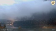 Archived webcam image showing Fischerstube at Lake Reintalersee on 10 Oct 2026 at 19:04