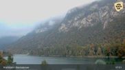 Archived webcam image showing Fischerstube at Lake Reintalersee on 19 Oct 2026 at 08:09