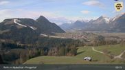 Archived webcam image showing Mountain restaurant Pinzgerhof (Brunnerberg) on 14 Mar 2026 at 09:30
