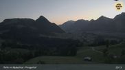 Archived webcam image showing Mountain restaurant Pinzgerhof (Brunnerberg) on 1 May 2026 at 05:42