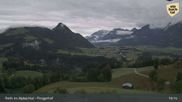 Archived webcam image showing Mountain restaurant Pinzgerhof (Brunnerberg) on 11 May 2026 at 19:20