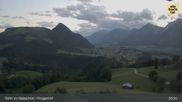 Archived webcam image showing Mountain restaurant Pinzgerhof (Brunnerberg) on 28 Jul 2026 at 05:50