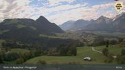 Archived webcam image showing Mountain restaurant Pinzgerhof (Brunnerberg) on 16 Sep 2026 at 13:18